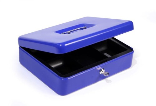 Kasetka na pieniądze niebieska HF 