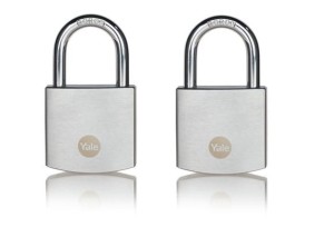 Y120B/50/127/2  kłódka mosiężna chromowana Yale     