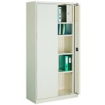 Szafa biurowa z drzwiami chowanymi Sbm 211 m lx