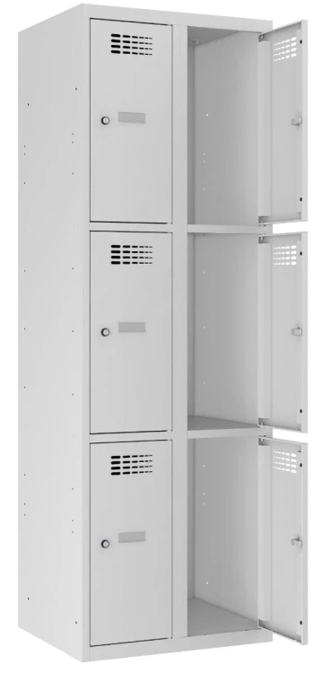 SUS 323 W Metalowa szafa skrytkowa do szatni dla 6 pracowników