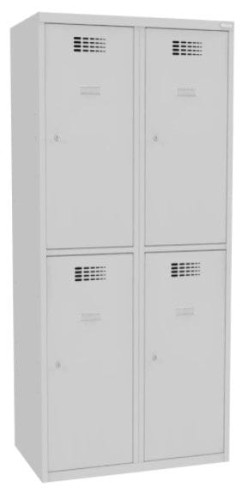 Sus 422 WST Szkolna szafa metalowa na podręczniki dla 4 uczniów