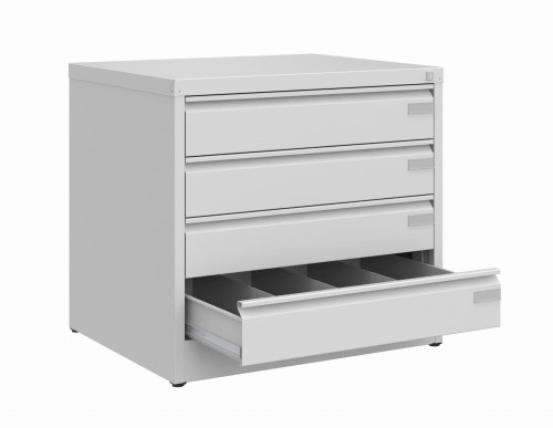 Metalowa szafa kartotekowa do biura SZK 103 ST z 4 szufladami