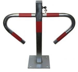 Blokada parkingowa składana MEWA 02/O/Z - zamykana na klucz