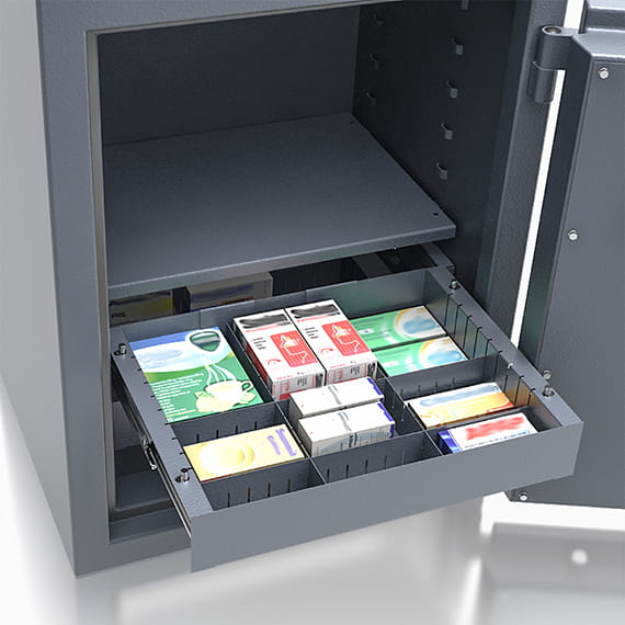 Sejf z szufladami SAFE4BTM 402103 klasa I