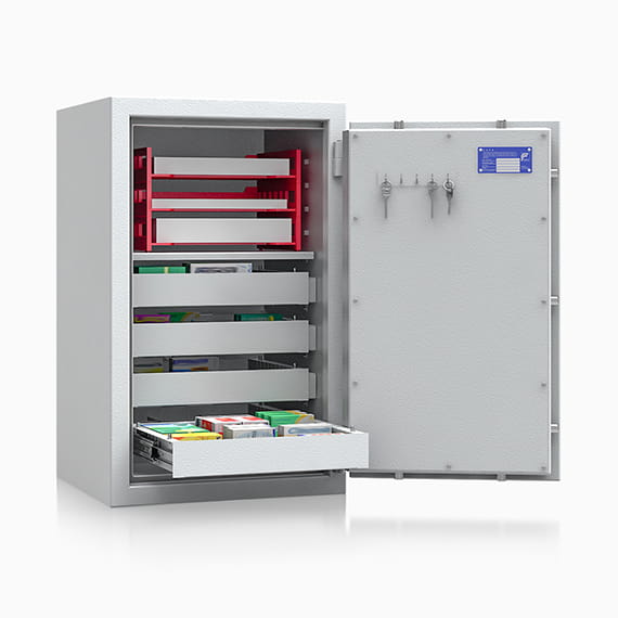 Sejf z szufladami SAFE4BTM 402106 klasa I
