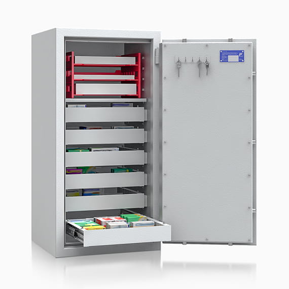 Sejf z szufladami SAFE4BTM 402108 klasa I