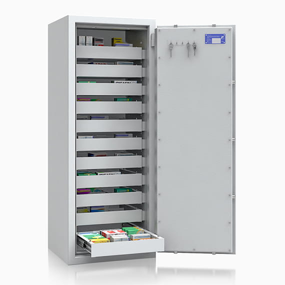 Sejf z szufladami SAFE4BTM 402111 klasa I