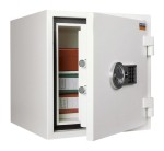 Sejf ASF 46 ognioodporny antywłamaniowy LFS 60 P klasa I Valberg elektroniczny jasnoszary RAL7035
