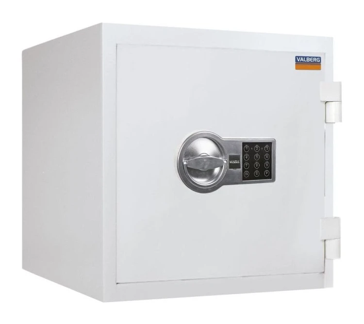 Sejf ASF 46 ognioodporny antywłamaniowy LFS 60 P klasa I Valberg elektroniczny jasnoszary RAL7035