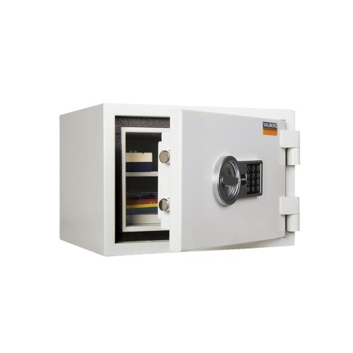 Sejf ASG 32 ognioodporny antywłamaniowy LFS 30 P klasa I Valberg elektroniczny jasnoszary RAL7035