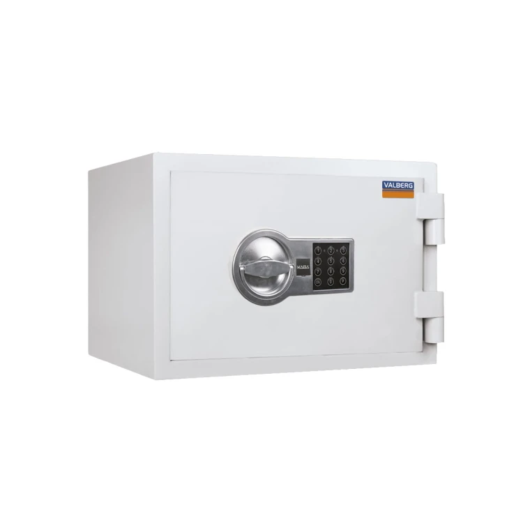 Sejf ASG 32 ognioodporny antywłamaniowy LFS 30 P klasa I Valberg elektroniczny jasnoszary RAL7035