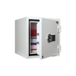 Sejf ASG 46 ognioodporny antywłamaniowy LFS 30 P klasa I Valberg elektroniczny jasnoszary RAL7035