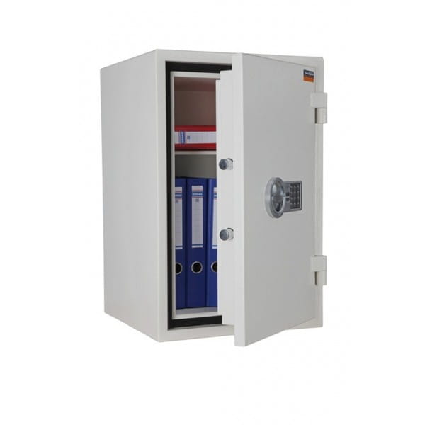 Sejf ASG 67 ognioodporny antywłamaniowy LFS 30 P klasa I Valberg elektroniczny kolor jasnoszary RAL7035