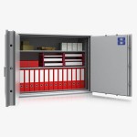 Sejf biurowy WUPPERTAL OFFICE 44654 ognioodporność S 60 P klasa S1
