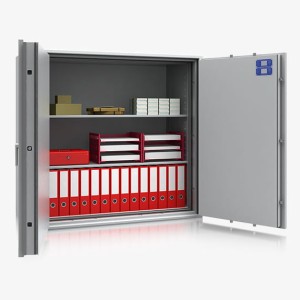  Sejf biurowy WUPPERTAL OFFICE 44664 ognioodporność S 60 P klasa S1