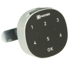 Zamek szyfrowy elektroniczny "RO" 30 mm z trybem publiczny/prywatny