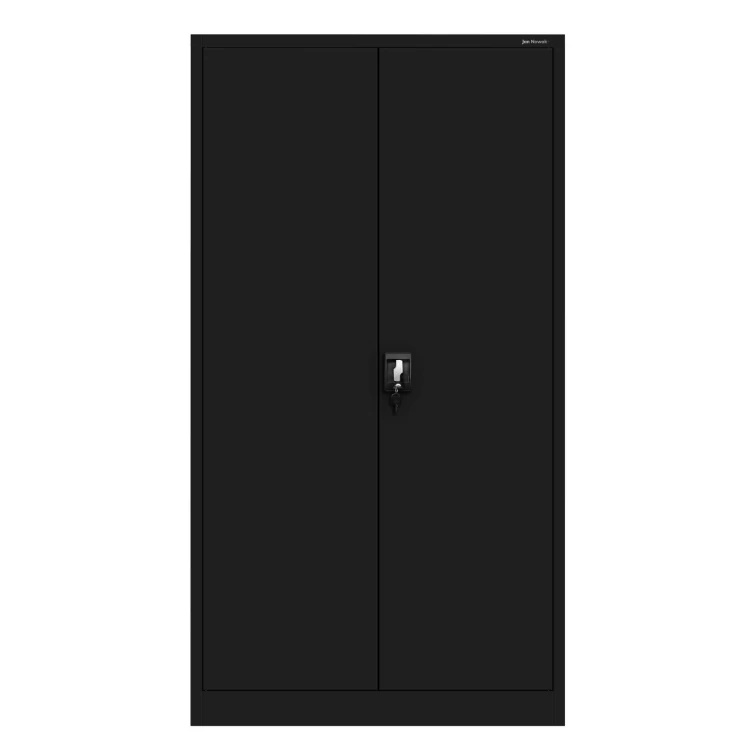 Warsztatowo-narzędziowa szafa metalowa SZYMON, 920 x 1850 x 500 mm, All Black: czarna