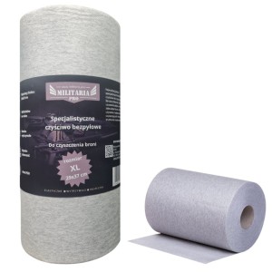 Specjalistyczne Czyściwo Bezpyłowe do Czyszczenia Broni XL Szare