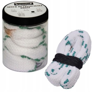 Sznur Wycior do Czyszczenia Broni Strzelby 12 GA Wycior Sznurowy w Słoiku