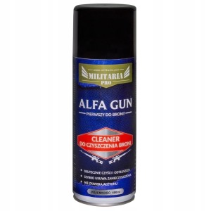 Zmywacz do Czyszczenia i Odtłuszczania Broni ALFA GUN Cleaner 400ml Spray