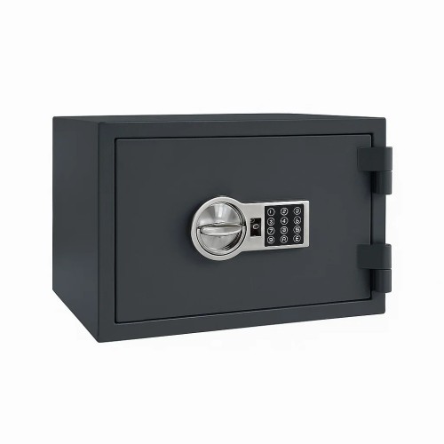 Sejf ASF 32 ognioodporny antywłamaniowy LFS 60 P klasa I Valberg elektroniczny kolor grafit RAL 7024