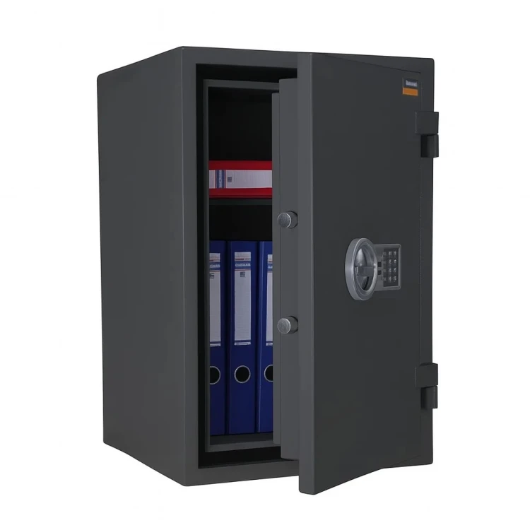 Sejf ASG 67 ognioodporny antywłamaniowy LFS 30 P klasa I Valberg elektroniczny kolor grafit RAL7024