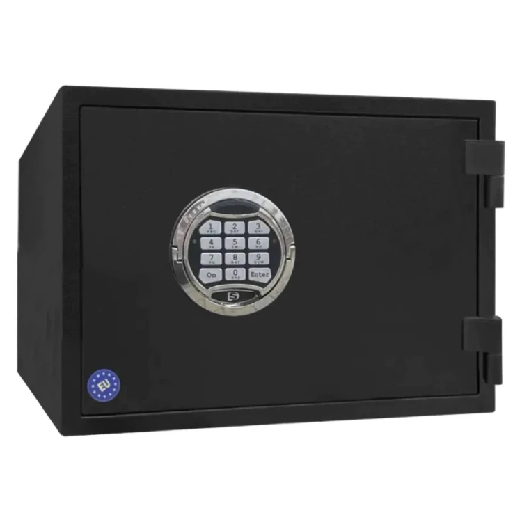 Sejf FRS 30 EL Valberg Ognioodporny LFS 60P Antywłamaniowy S2 elektroniczny czarny RAL 9005