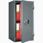 Sejf ASG 95 ognioodporny antywłamaniowy LFS 30 P klasa I Valberg elektroniczny kolor grafit RAL7024