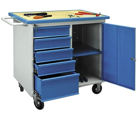 Szafka warsztatowa SZWN 251 na kółkach
