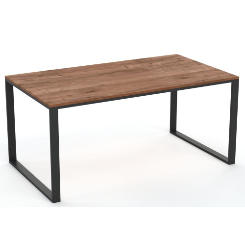 Stół jadalniany - industrialny COMEDOR, dąb antyczny