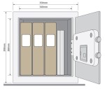 YSV390DB1 Duży Sejf Domowy - Biurowy Yale - Szkic
