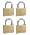150EURQNOP Zestaw czterech kłódek otwieranych jednym kluczem Master Lock