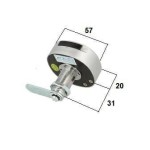 Zamek szyfrowy elektroniczny "RO" 30 mm z trybem publiczny/prywatny
