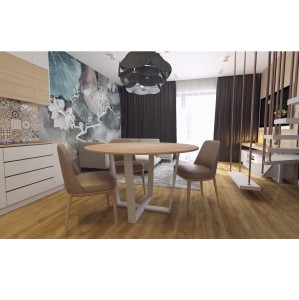 Stół jadalniany - industrialny loft CIRCULO