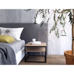 Stolik nocny - industrialny LUNA DOBLE