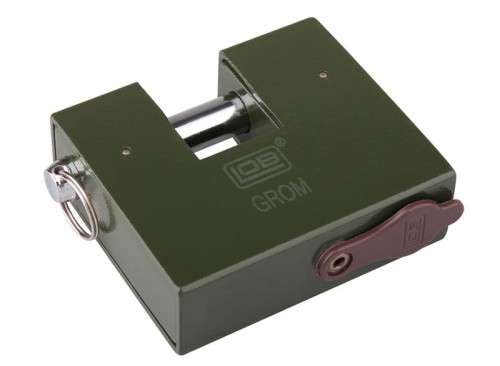 Kłódka trzpieniowa KT11 GROM w systemie 1 klucz LOB