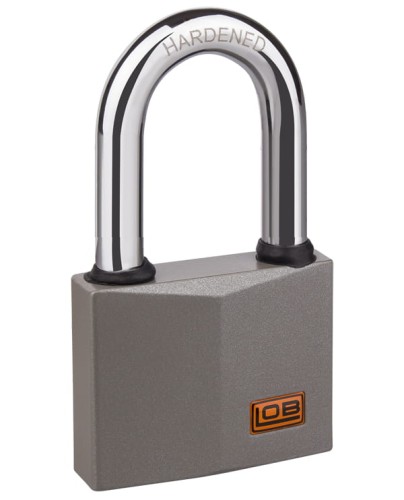 Kłódka KWG1 GRANIT1 nierdzewna z wydłużonym pałąkiem LOB