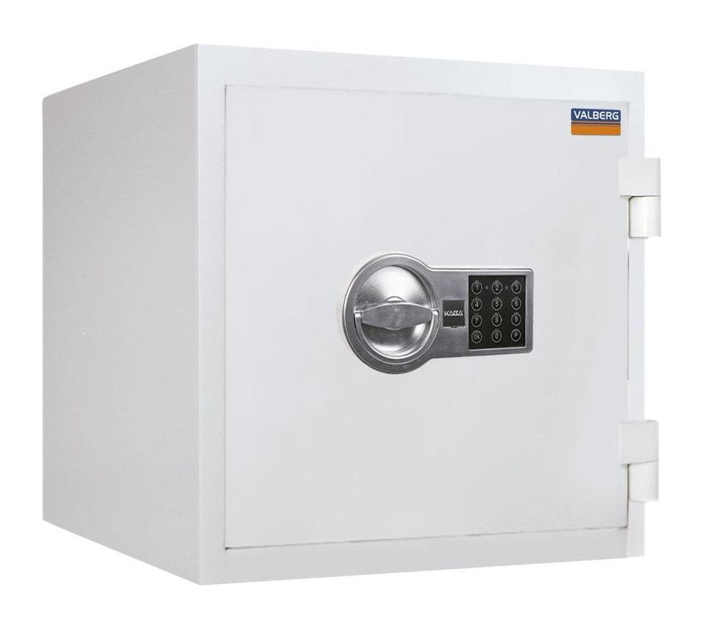 Sejf ASF 46 ognioodporny antywłamaniowy LFS 60 P klasa I Valberg elektroniczny jasnoszary RAL7035