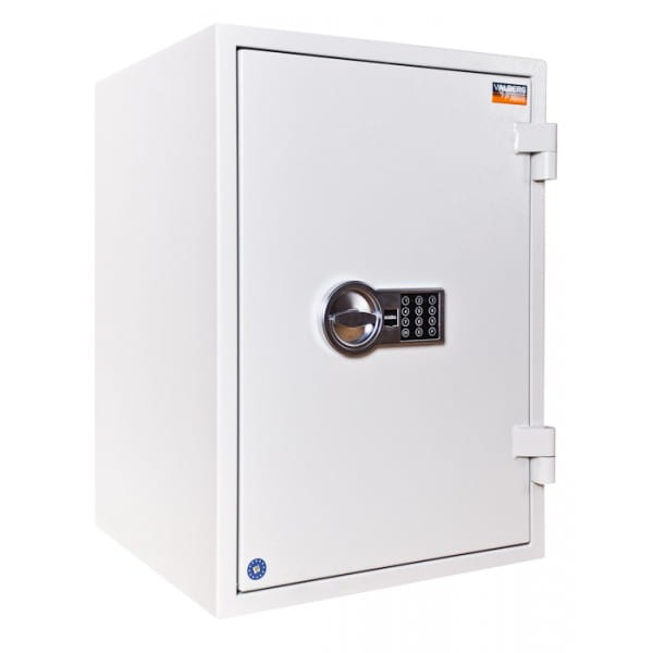 Sejf ASF 67 ognioodporny antywłamaniowy LFS 60 P klasa I Valberg elektroniczny jasnoszary RAL 7035