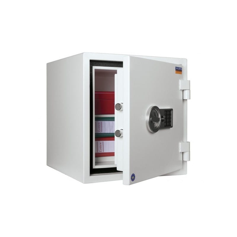 Sejf ASG 46 ognioodporny antywłamaniowy LFS 30 P klasa I Valberg elektroniczny jasnoszary RAL7035